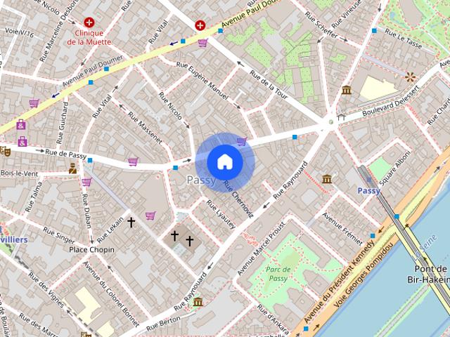 Tout savoir sur cet appartement dans le quartier Muette Sud, à Paris 16ème