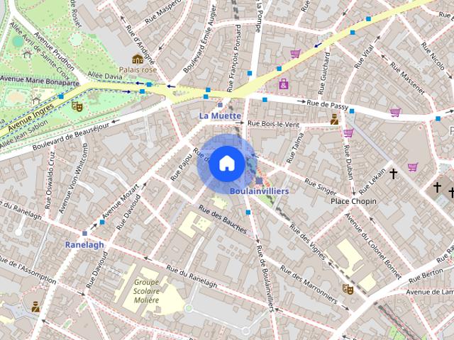 Tout savoir sur cet appartement dans le quartier Muette Sud, à Paris 16ème