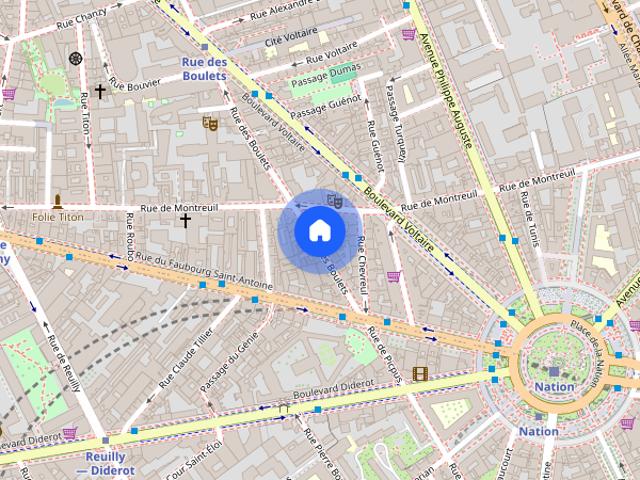 Tout savoir sur cet appartement dans le quartier Nation Alexandre Dumas, à Paris 11ème