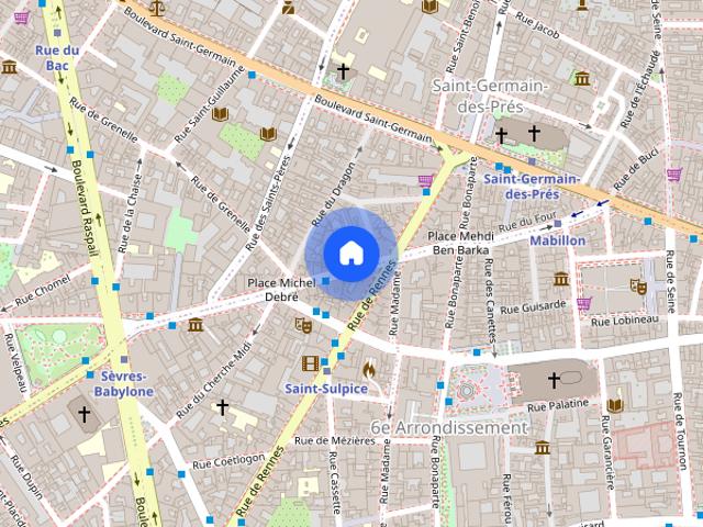 Tout savoir sur cet appartement dans le quartier Saint Germain des Prés, à Paris 6ème
