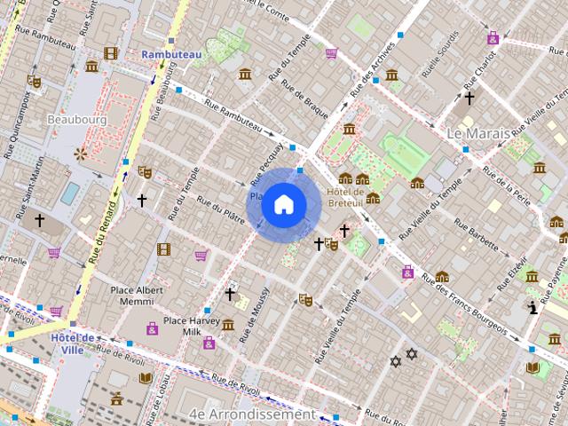 Tout savoir sur cet appartement dans le quartier Saint Gervais, à Paris 4ème