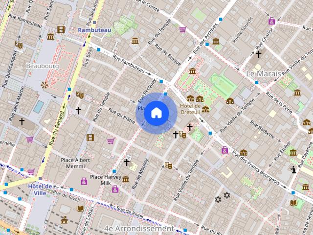 Tout savoir sur cet appartement dans le quartier Saint Gervais, à Paris 4ème