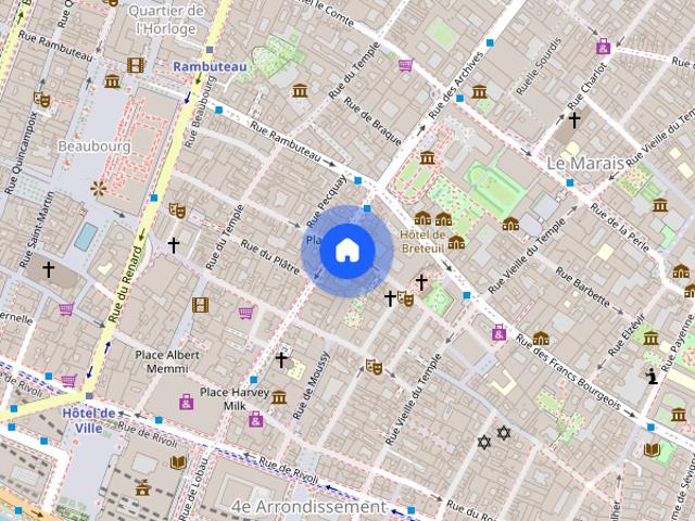 Tout savoir sur cet appartement dans le quartier Saint Gervais, à Paris 4ème