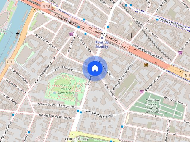 Tout savoir sur cet appartement dans le quartier Saint James Général Koenig, à Neuilly sur Seine