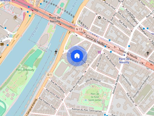 Tout savoir sur cet appartement dans le quartier Saint James Général Koenig, à Neuilly sur Seine