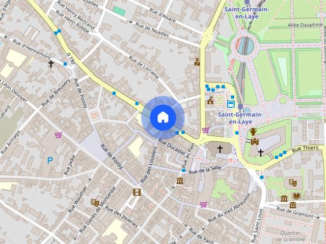 Tout savoir sur cet appartement dans le quartier Saint Louis, à Saint Germain en Laye