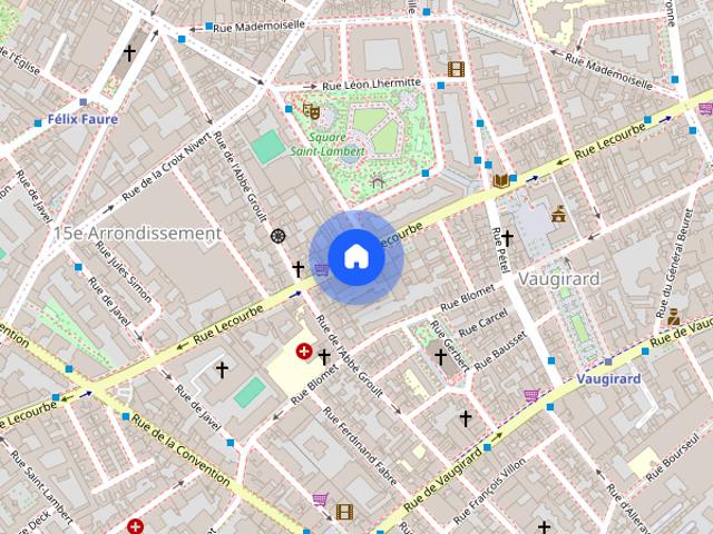 Tout savoir sur cet appartement dans le quartier Saint Lambert, à Paris 15ème