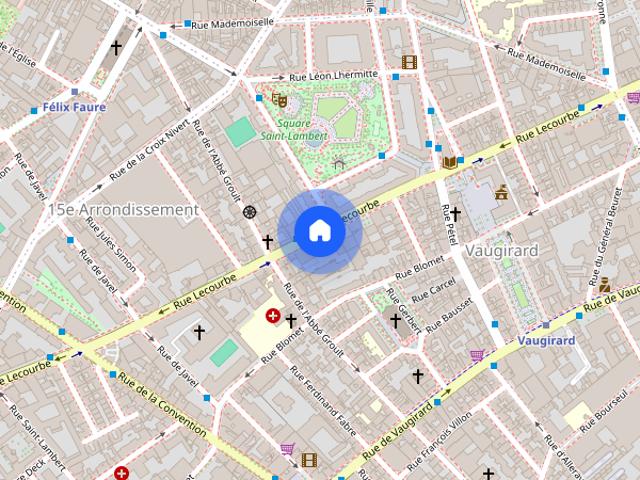 Tout savoir sur cet appartement dans le quartier Saint Lambert, à Paris 15ème