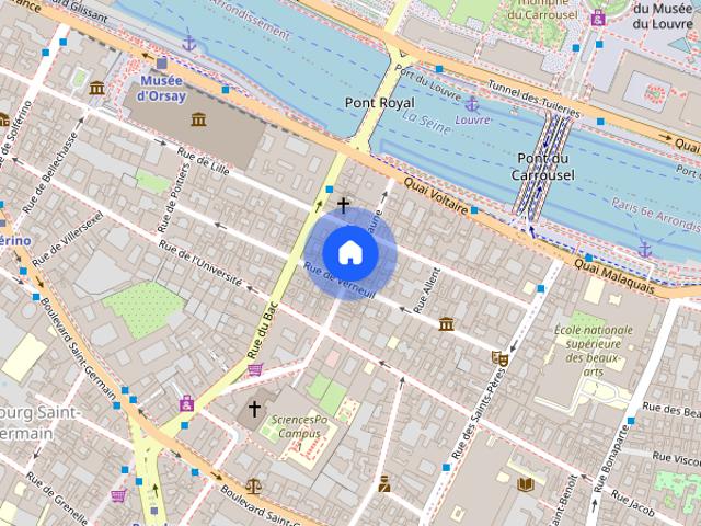 Tout savoir sur cet appartement dans le quartier Saint Thomas d'Aquin, à Paris 7ème