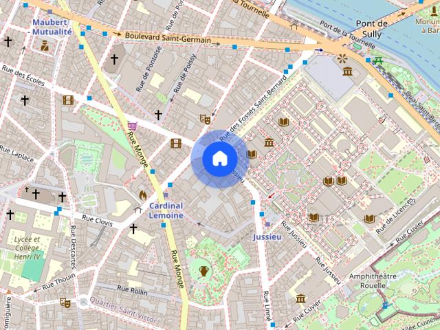 Tout savoir sur cet appartement dans le quartier Saint Victor, à Paris 5ème