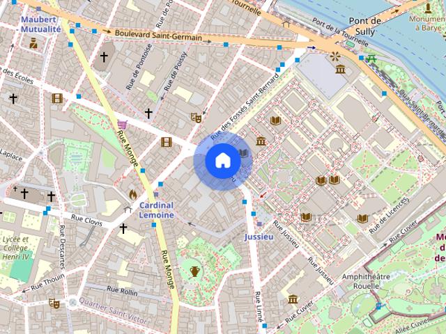 Tout savoir sur cet appartement dans le quartier Saint Victor, à Paris 5ème