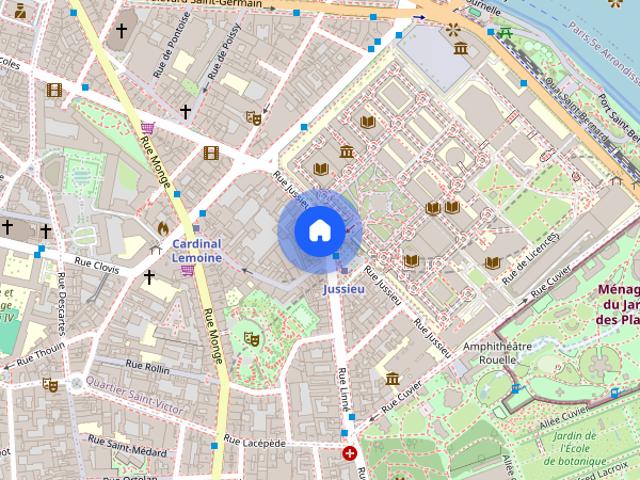 Tout savoir sur cet appartement dans le quartier Saint Victor, à Paris 5ème