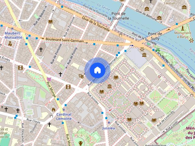 Tout savoir sur cet appartement dans le quartier Saint Victor, à Paris 5ème