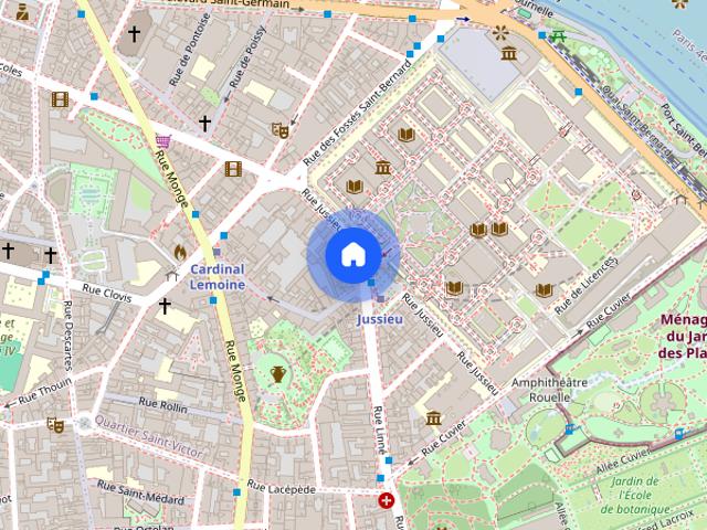 Tout savoir sur cet appartement dans le quartier Saint Victor, à Paris 5ème