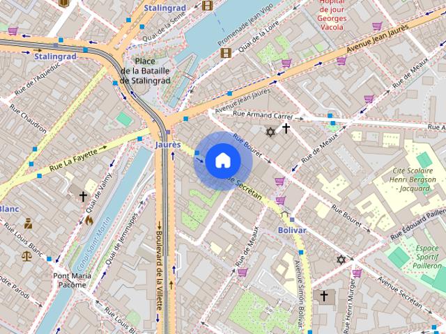 Tout savoir sur cet appartement dans le quartier Secrétan, à Paris 19ème