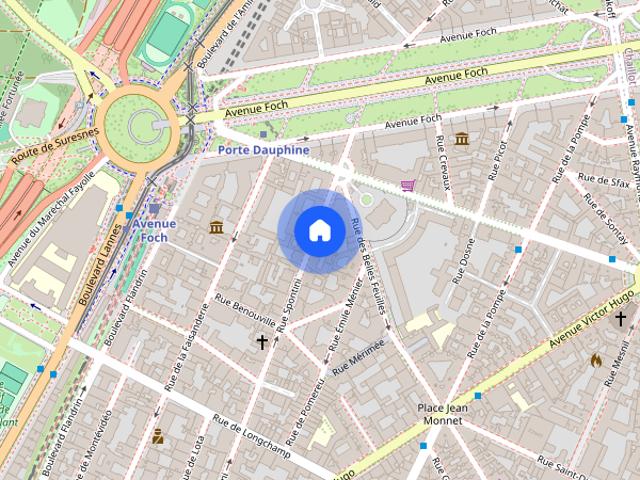 Tout savoir sur cet appartement dans le quartier Porte Dauphine, à Paris 16ème