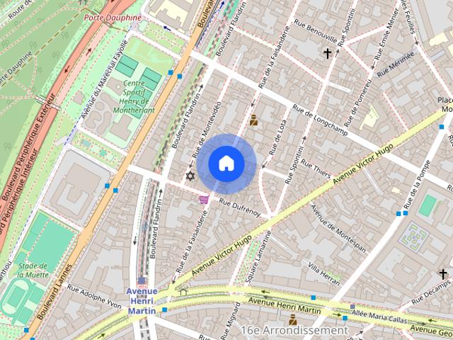 Tout savoir sur cet appartement dans le quartier Porte Dauphine, à Paris 16ème