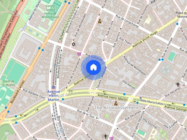 Tout savoir sur cet appartement dans le quartier Porte Dauphine, à Paris 16ème