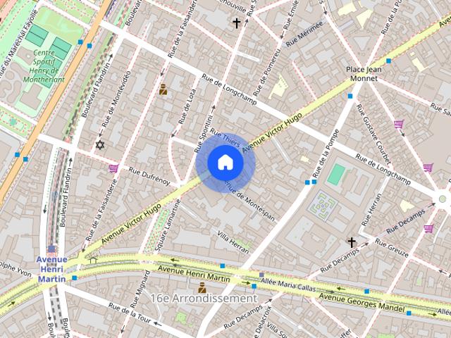 Tout savoir sur cet appartement dans le quartier Porte Dauphine, à Paris 16ème