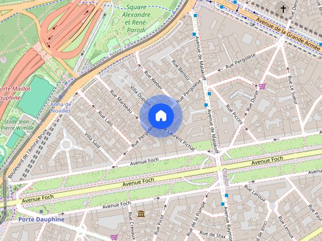 Tout savoir sur cet appartement dans le quartier Porte Dauphine, à Paris 16ème