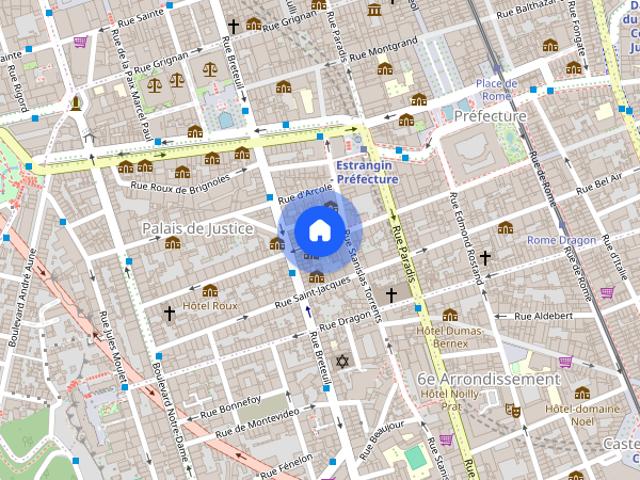 Tout savoir sur cet appartement dans le quartier Palais de Justice, à Marseille 6ème