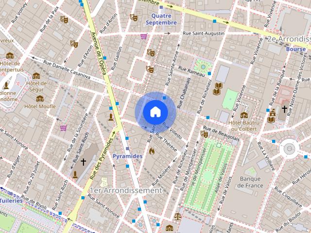 Tout savoir sur cet appartement dans le quartier Palais Royal, à Paris 1er