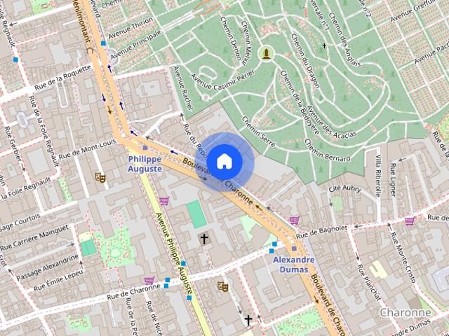 Tout savoir sur cet appartement dans le quartier Père Lachaise Réunion, à Paris 20ème