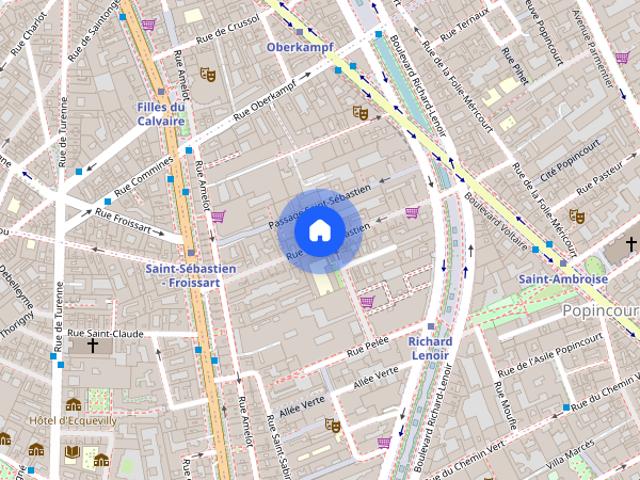 Tout savoir sur cet appartement dans le quartier République Saint Ambroise, à Paris 11ème