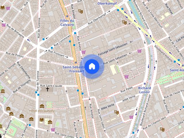 Tout savoir sur cet appartement dans le quartier République Saint Ambroise, à Paris 11ème