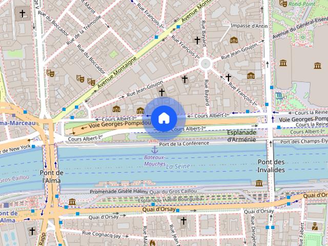 Tout savoir sur cet appartement dans le quartier Triangle d'Or, à Paris 8ème