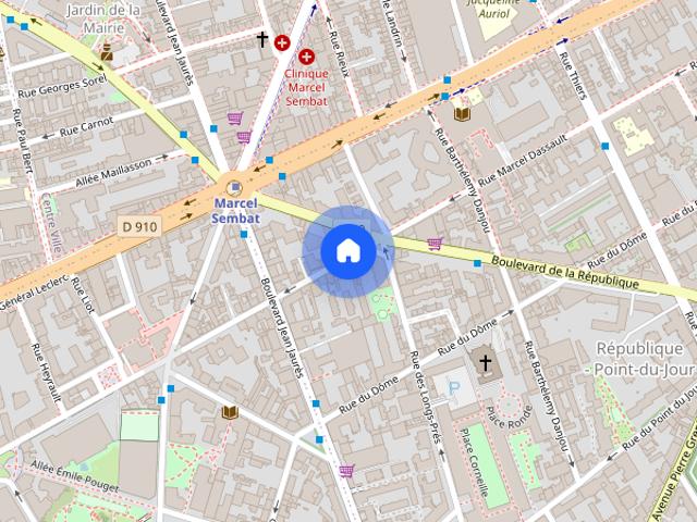 Tout savoir sur cet appartement dans le quartier Vaillant Sembat, à Boulogne Billancourt