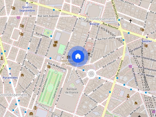 Tout savoir sur cet appartement dans le quartier Vivienne Gaillon, à Paris 2ème