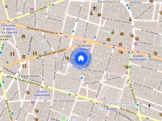 Tout savoir sur cet appartement dans le quartier Vivienne Gaillon, à Paris 2ème