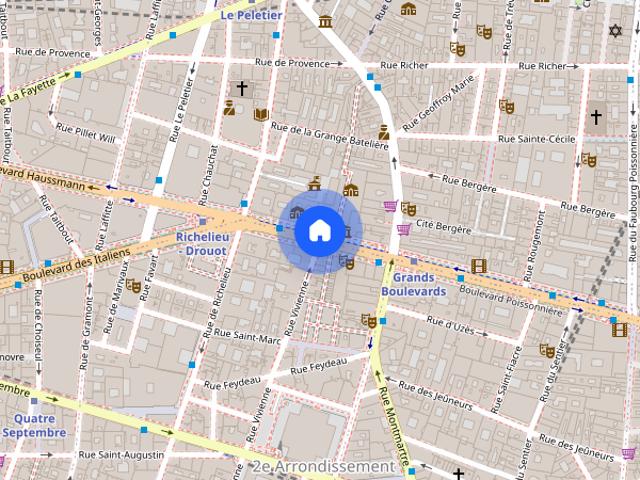 Tout savoir sur cet appartement dans le quartier Vivienne Gaillon, à Paris 2ème