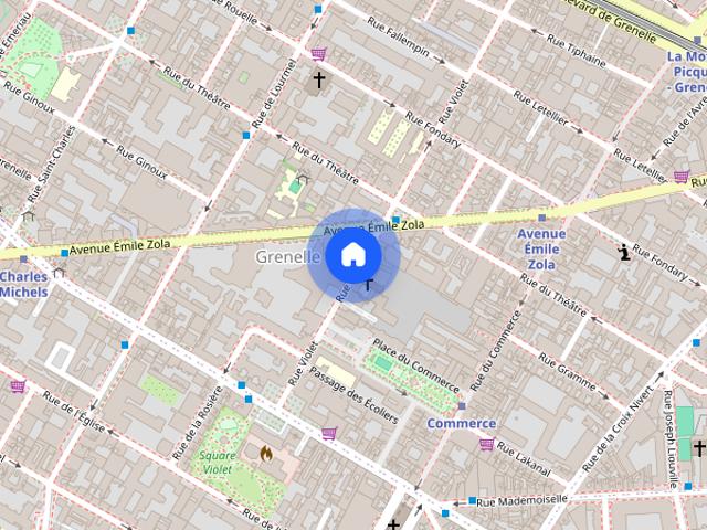 Tout savoir sur cet appartement dans le quartier Violet Commerce, à Paris 15ème