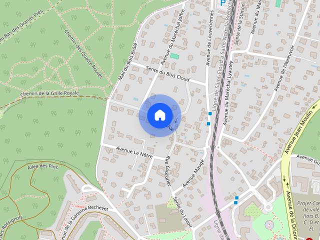 Tout savoir sur cette maison dans le quartier Gressets Centre Garenne Bechevet, à La Celle Saint Cloud
