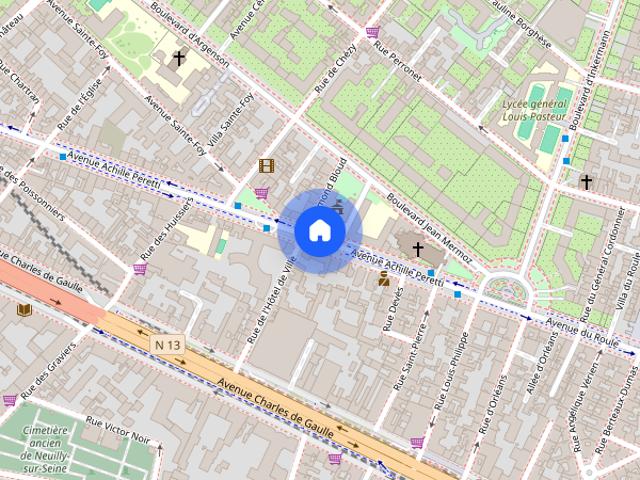 Tout savoir sur cette maison dans le quartier Ile de la Jatte Parc d'Orléans, à Neuilly sur Seine