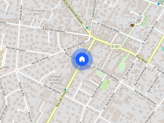 Tout savoir sur cette maison dans le quartier Ouest, à Croissy sur Seine