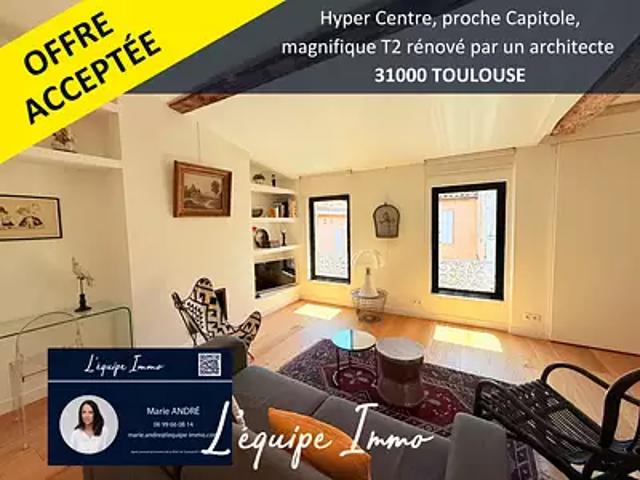 Toulouse 31000 Achat / Vente appartement 2 pièces t2