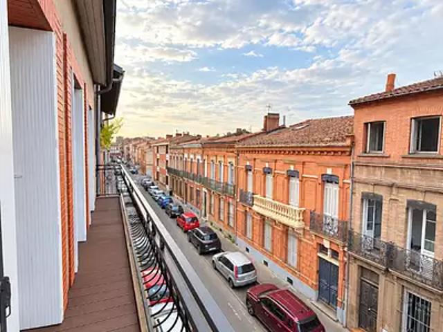 Toulouse 31000 Achat / Vente appartement 3 pièces t3 au dernier étage terrasse