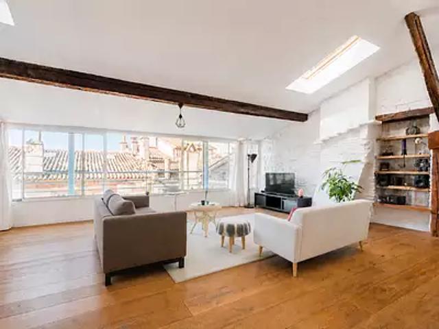 Toulouse 31000 Achat / Vente appartement 3 pièces t3 au dernier étage