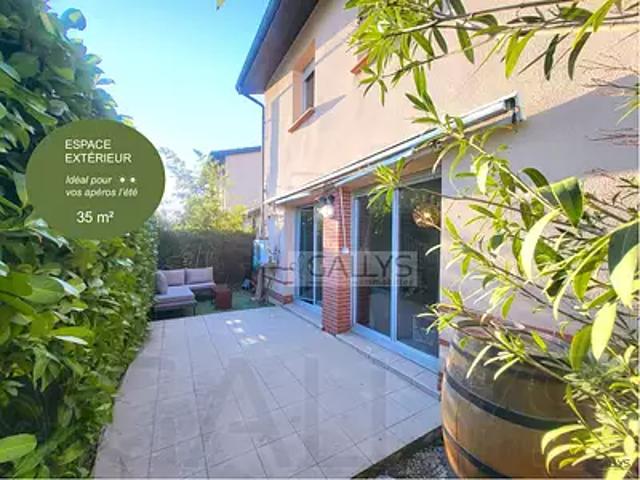 Toulouse 31200 Achat / Vente maison 4 pièces t4 terrasse parking
