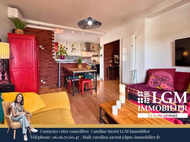 TOULOUSE 31200 Appartement de 62 m² dans une résidence des années 60 et une place de parking