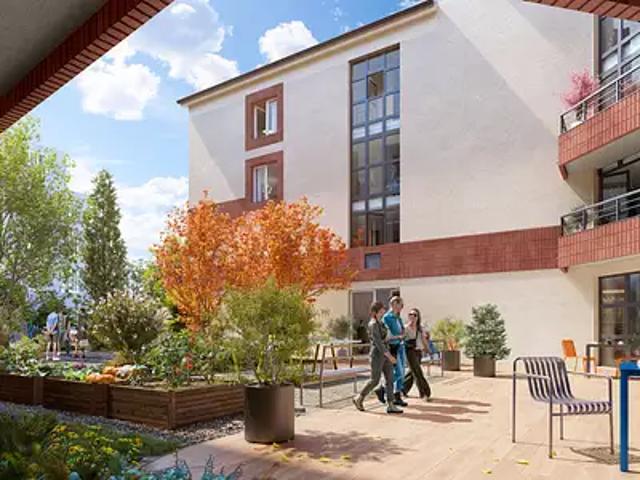 Toulouse 31300 Programme neuf appartement neuf à vendre t1 LMNP RT 2012