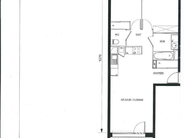 TOULOUSE / Location Appartement 3 Pièces 62 m²