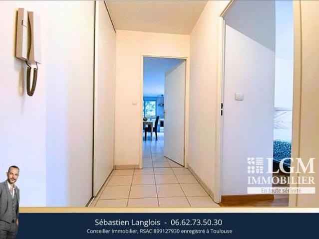 Toulouse Ponts Jumeaux – Grand T2 de 61 m² avec balcon et parking