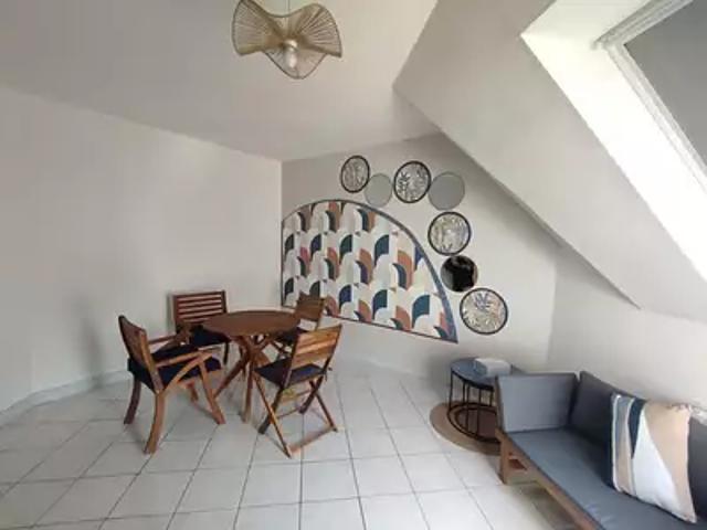 Tours 37100 Location appartement 2 pièces t2 au dernier étage terrasse