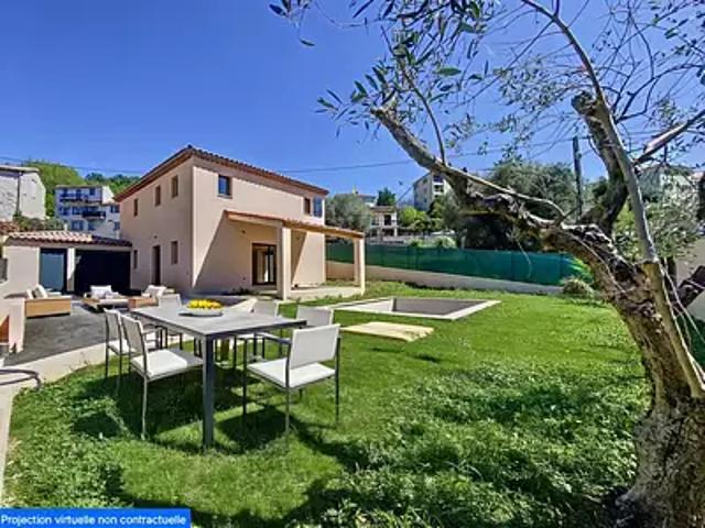 Tourrette Levens 06690 Achat / Vente maison 5 pièces t5 piscine