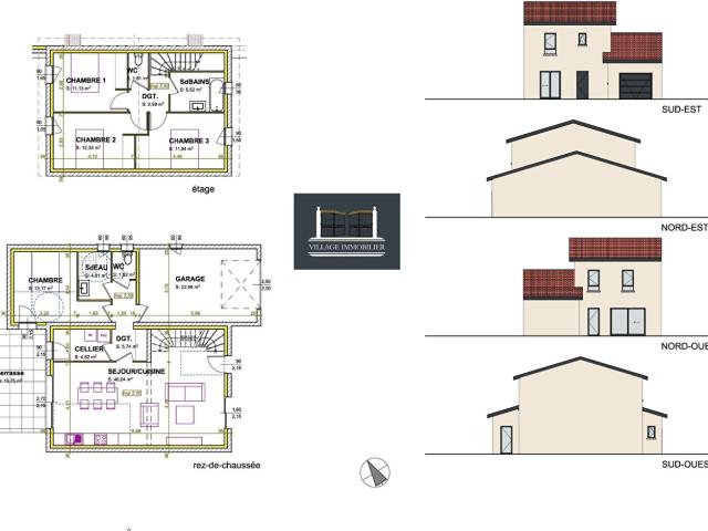 TOUSSIEU Maison de type 5 duplex