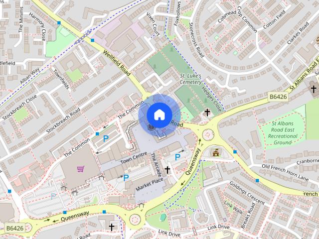 Town Centre, Hatfield, Hertfordshire
